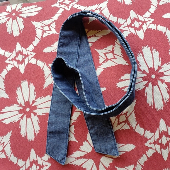 A.P.C. Indigo Cotton Italian Chambray Denim Tie-Front Jess Dress sz 34/XS Womens - Picture 10 of 16